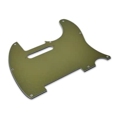 Custom 8-Hole Telecaster Pickguard - Artisan Series - Textured Olive Drab Green image 1
