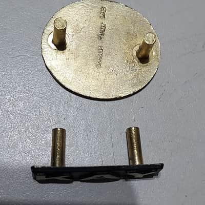 Kay Headstock Badge / Logo 1960's Brass/Black image 4