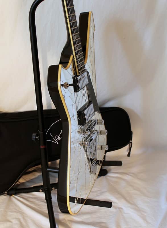 Washburn PS1800 Paul Stanley Cracked Mirror Unplayed | Reverb