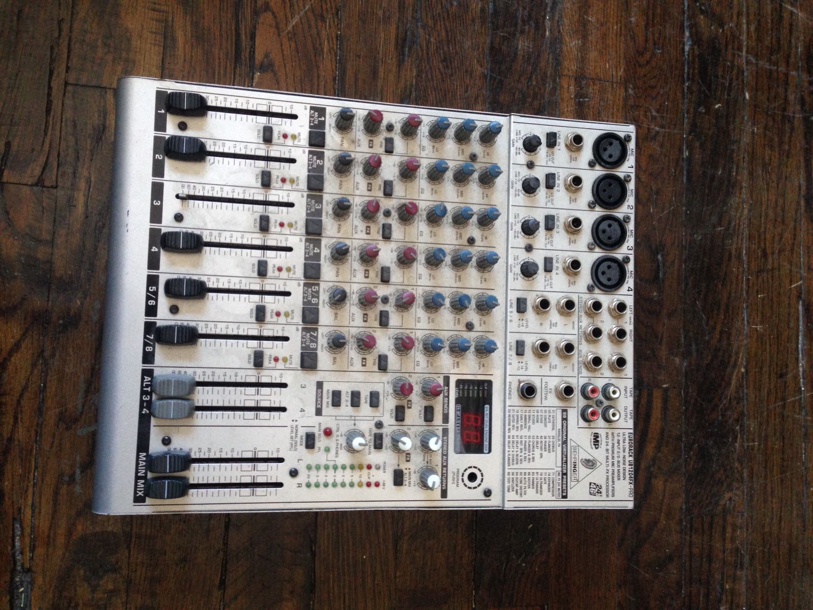 Behringer QX2442USB 24-Input 4 2-Bus Mixer XENYX | Reverb