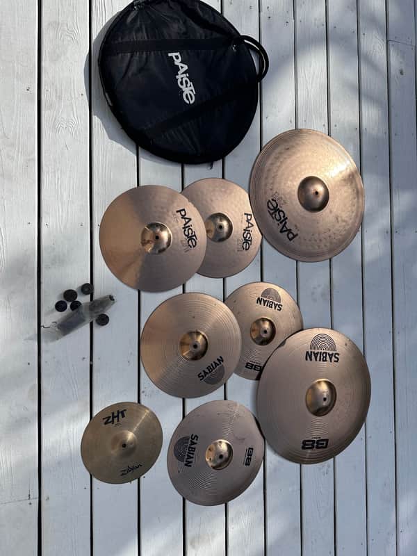 Sabian, Zildjian and Paiste cymbal pack image 1