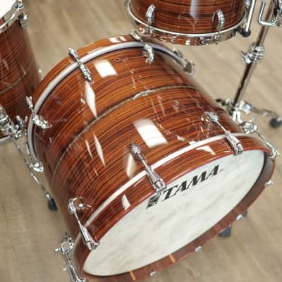Like New Tama Star Bubinga 5-Pc Shell Pack 10/12/14/16/22 (Limited Edition Natural Rosewood) image 8