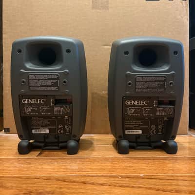 Genelec 8020C Bi-Amplified Studio Monitors - Charcoal / Dark Grey image 2