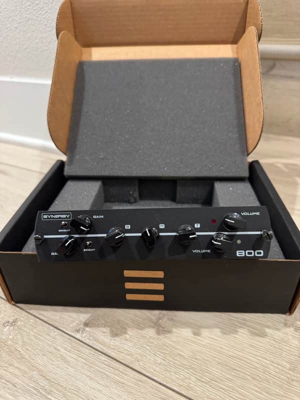 Synergy 800 Module 2-Channel All-Tube Preamp 2017 - Black image 1