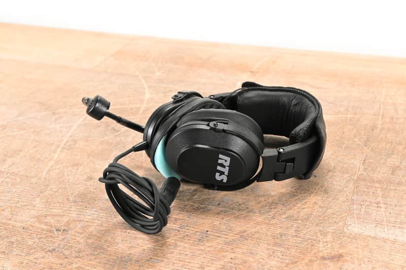 RTS HR-2 A4M Dual-Sided Full-Cushion Medium-Weight Intercom Headset CG01DE6 image 1