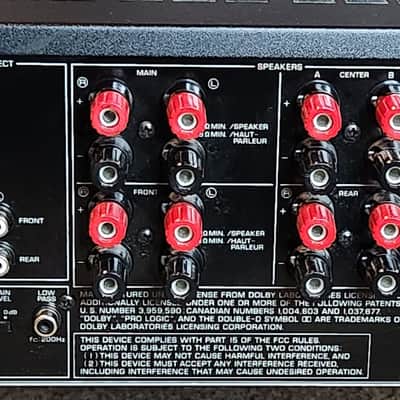Yamaha Yamaha DSP-A970 is a vintage Digital Sound Field Processing Amplifier 90s  - Black image 10