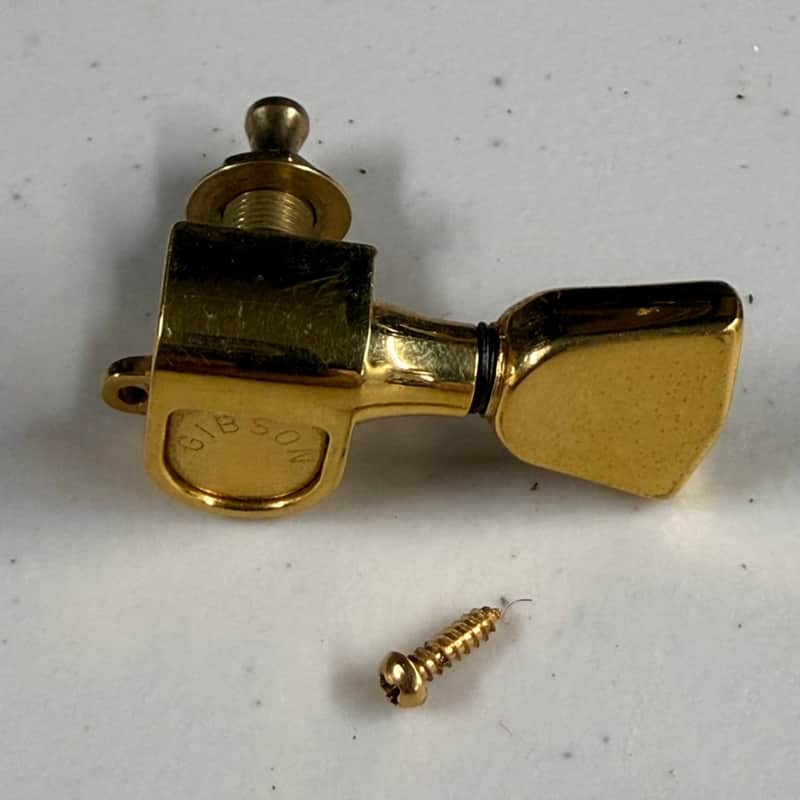 Gibson Vintage Embossed Sealed Tuner Complete D-Side 1970-80's (T-457) image 1