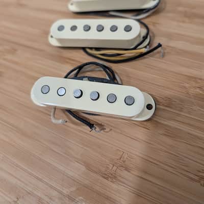 Fender 099-2111-000 Custom Shop Texas Special Stratocaster Pickup Set 2010s - Cream Covers image 1