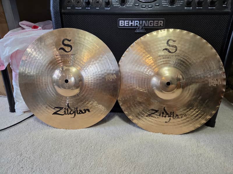 Zildjian 14" S Series Mastersound Hi-Hat Cymbals (Pair) 2016 - Present - Brilliant image 1