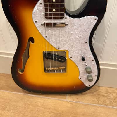 US MJT/Fender Thinline Telecaster/Partscaster image 5
