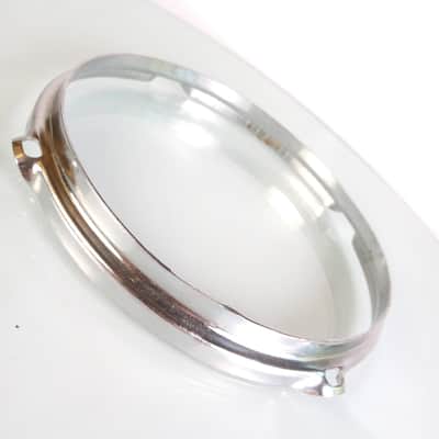 Ludwig 7" 4-Lug Stick-Chopper Bongo Drum Batter Rim/Hoop Chrome Vintage 60s-70s image 1