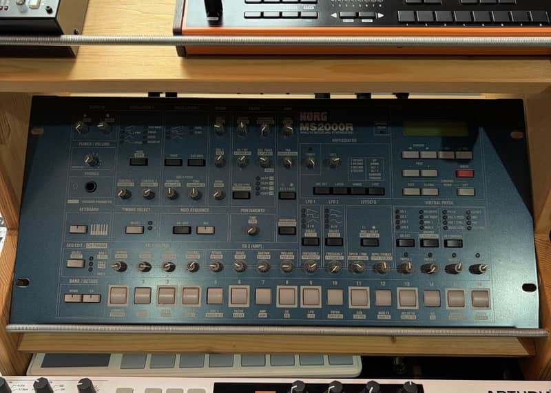Korg MS2000R 2000s - Blue image 1