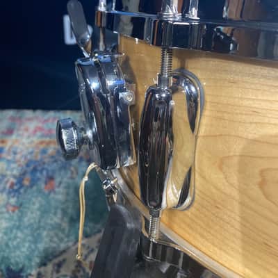 Slingerland - 1980s 5.5x14" Radio King (Reissue) 3-Ply Maple 10-Lug Snare Drum image 11