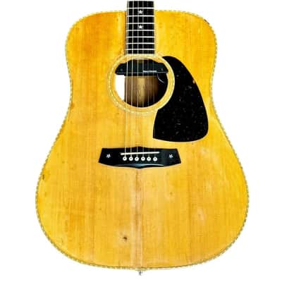 Aria Dreadnought AW-30 Acoustic Guitar w/ Hard Case image 2