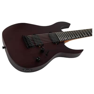 Spira S-407 MWR Double Cutaway Roasted Poplar Body Canadian Roasted Maple Neck 7-String Electric Guitar image 6