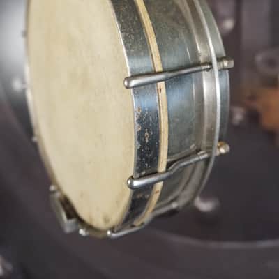 Vintage Banjolele w/ Metal Back & F-Holes image 7