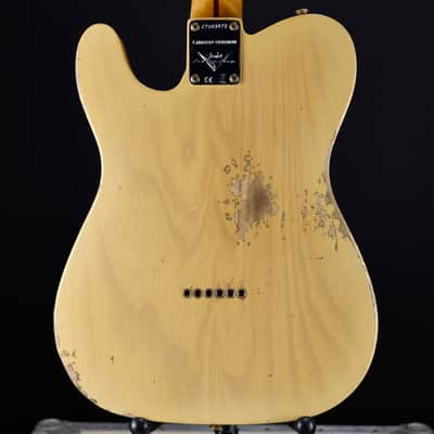 Fender Custom Shop 1954 Telecaster Super Heavy Relic Nocaster Blonde image 8
