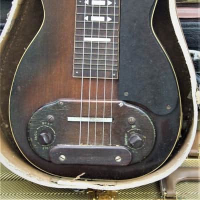 Kay Kraftsman Lap Guitar Woodie 1936 Tobacco Burst image 7