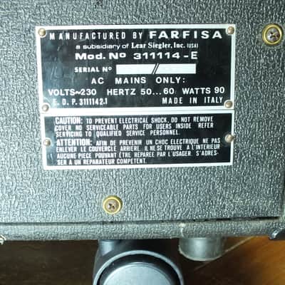 Farfisa TR 70 - OS * 2x12 Vintage Amp Made in Italy early 70s image 11