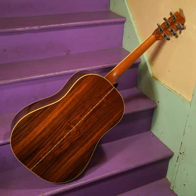 2008 Gallagher G-70M 12-Fret Madagascar Rosewood Dreadnought Guitar (VIDEO! Ready to Go) image 9