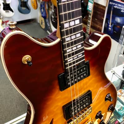 EVH SA-126 Special Quilted Maple, Semi-hollowbody - Tobacco Sunburst image 6