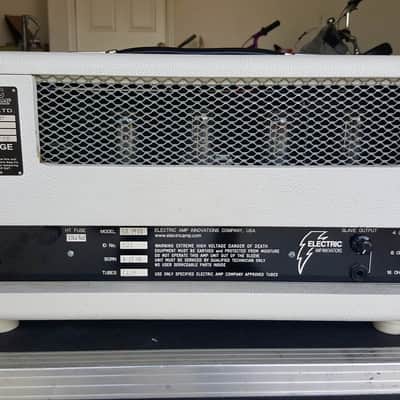 Electric Amp USA Master Volume Unit Black Amp 2006 white tolex with road case image 2
