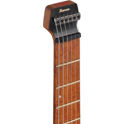 Ibanez Quest Standard Q52-LBM 6-String Headless Solid Body Electric Guitar with Roasted Birdeye Maple Fretboard, Right-Handed, Laser Blue Matte image 4