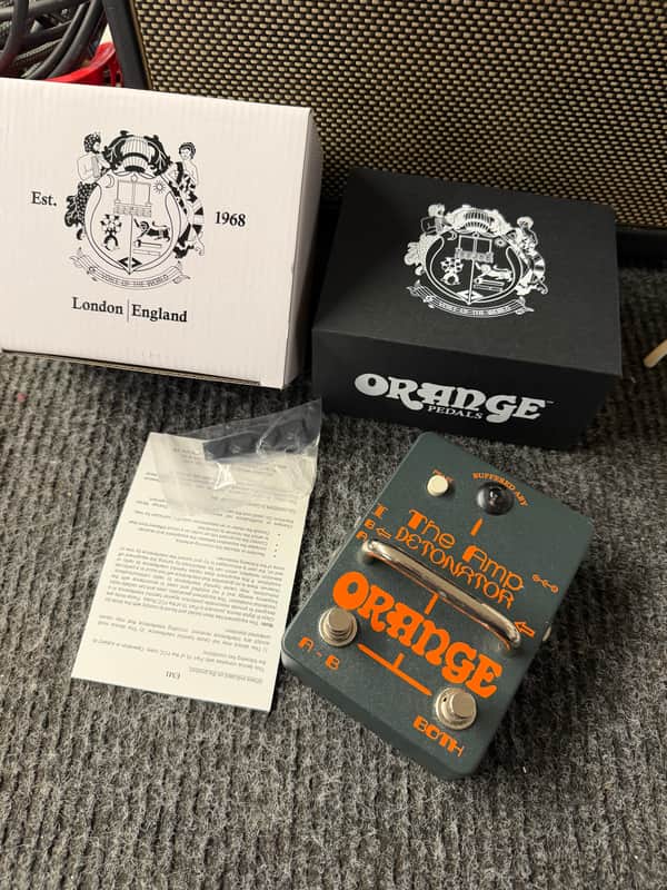 Orange Amp Detonator Buffered Active ABY Switcher 2010s - Black image 1