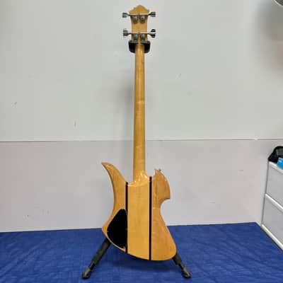 Vintage BC Rich USA Mockingbird 4-string electric bass guitar neck through body with Original Case Early 1980's image 14