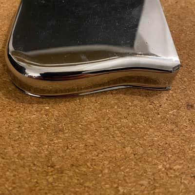 Vintage Fender Telecaster "Ashtray" Bridge Cover - Original 1969 Chrome image 3