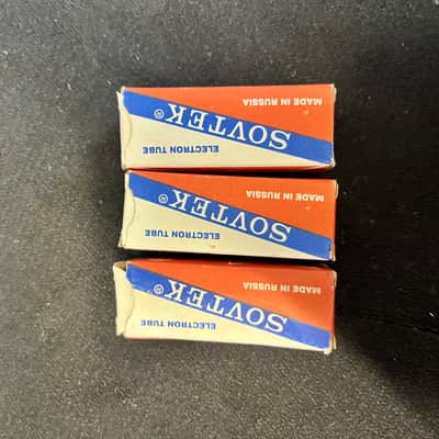 Sovtek Ef86 Tube lot of 3 NOS image 3
