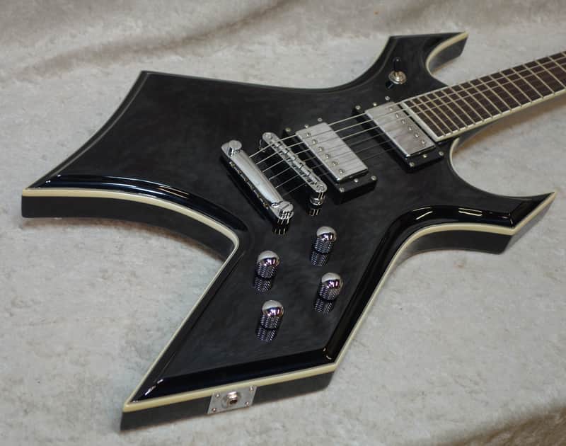 B.C. Rich Mk5 Warlock MK5-WL-BK Electric Guitar in gloss black (0997) image 1