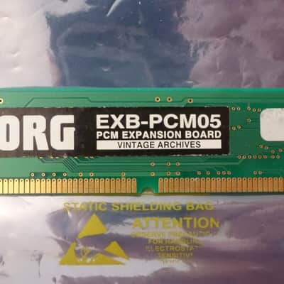 Mint & Tested Working Korg Exb-PCM05 ExbPCM-05 VINTAGE ARCHIVES Expansion Board Sound ROM Card (Triton Floppy Avail.) Exb-PCM5 ExbPCM-5 ExbPCM05 ExbPCM5 for Triton, Studio, Rack, Karma Keyboard Synth / Synthesizer. Minty Condition. SAFE Shipping!