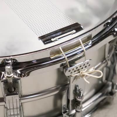 Ludwig Acrolite 5x14" 8-Lug Snare Drum W/ COB Hoops Vintage 1960's image 14