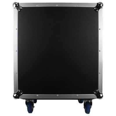 Odyssey FZS12W 12U Shock Mount Rack Flight Case with Wheels image 5