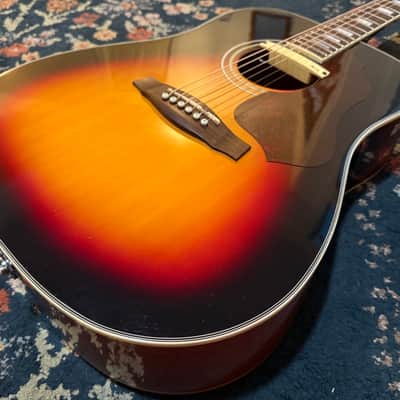 Ibanez SGE220VS Stage Series Dreadnought Acoustic/Electric Guitar 2010s - Vintage Sunburst image 5
