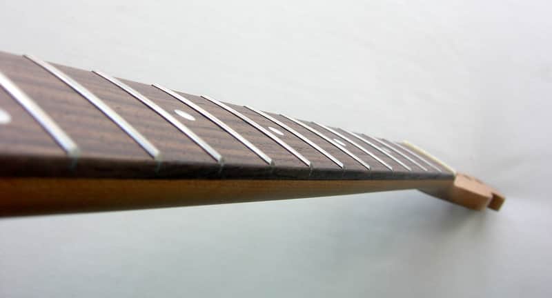 Roasted UNFINISHED* 22 STAINLESS STEEL/Roasted Telecaster Guitar Neck Rosewood fits Fender, Warmoth*Tele image 1