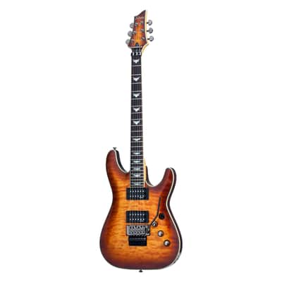 Schecter Omen Extreme FR Electric Guitar - Vintage Sunburst image 2