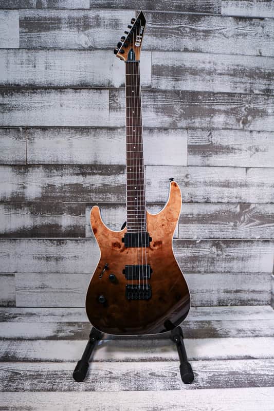 ESP LTD M-1000HT Left-Handed Electric Guitar - Black Fade - Open-Box Display MINT image 1