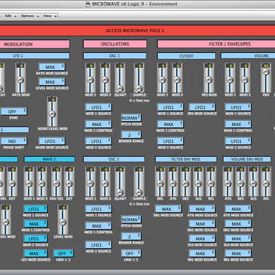Virtual ACCESS Waldorf Microwave editor/ programmer - LOGIC v4 - X image 4