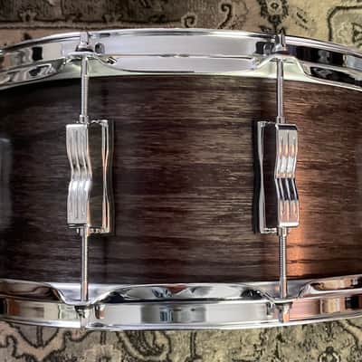 Ludwig 6.5x14” Classic Oak Smoke Snare Drum image 2