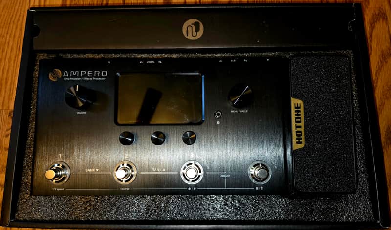 Hotone MP-100 Ampero Amp Modeler / Effects Processor 2020 -2021 - Black image 1