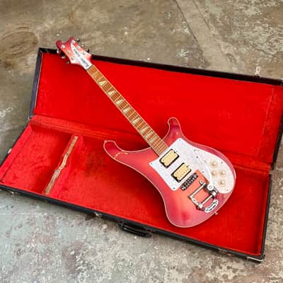 Rickenbacker 481-S 1976 - Fireglo original vintage USA slant fret 481S Bigsby dimarzio image 1