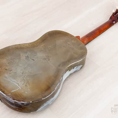 1931 National Sears, Roebuck & Co. Duolian Vintage Single Cone Resonator Frosted Duco w/ Case image 16