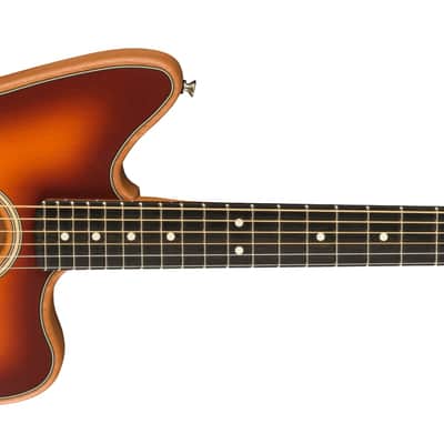 FENDER - American Acoustasonic Jazzmaster  Tobacco Sunburst  Ebony Fingerboard - 0972313252 image 3