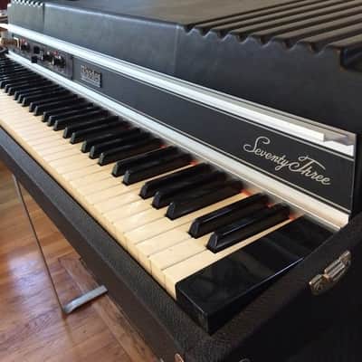 Original vintage Fender Rhodes suitcase 73 mkII 1981 Black electric piano image 4