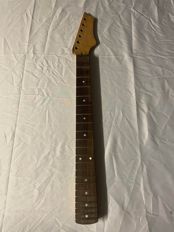Unbranded Electric Guitar Neck 22 Fret Rosewood 2010s Natural image 1