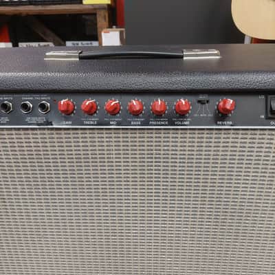 1990 Fender The Twin Red Knob LL66385 100-Watt, 2x12" Guitar Combo Amplifier SN# LO-289539 "Made In USA" image 3