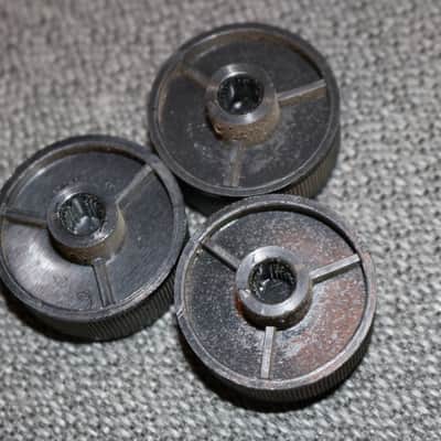 Rare 1960s Silvertone Tube Amp Knobs Models 1472 1482 1473 1484 1483 1485 - Set of 3 - No Tariffs image 4