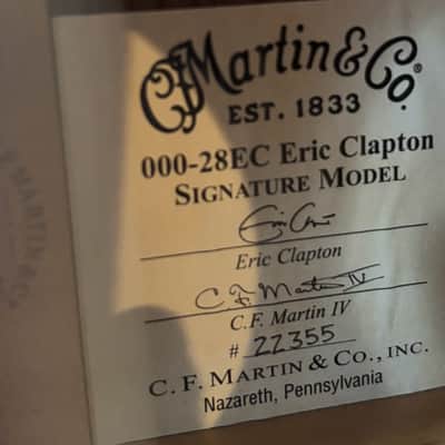 Martin Vintage Series Eric Clapton Signature 000-28EC 1996 - 2016 - Natural image 3